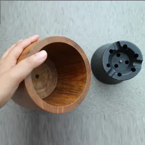 Jardinière artisanale en teck avec plateau de drainage pour plantes et fleurs de jardin, écologique, biodégradable, vente en gros du Vietnam - Product Image 3