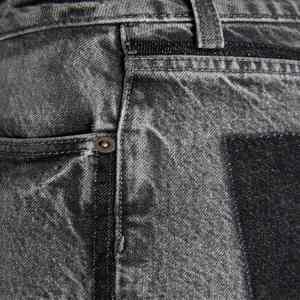 กางเกงยีนส์เดนิมทรงขาบานเคลือบแว็กซ์สีดำแบบสั่งทำพิเศษสำหรับผู้ชาย - Product Image 2