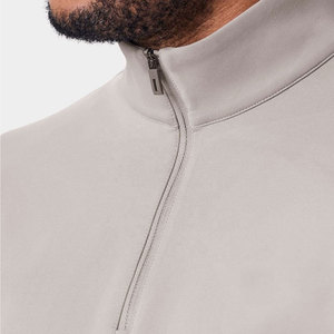 Sudaderas de Forro Polar Sólido Personalizadas al por Mayor 2026 para Hombre, con Logotipo Frontal Impreso, Transpirables, Tallas Grandes, 340g, con Cremallera, Otoño, OEM - Product Image 3