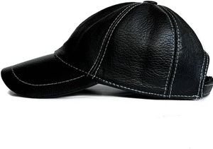 Gorra de Béisbol de Cuero Activo OEM con Logotipo Personalizado al por Mayor, Transpirable, con Banda Absorbente de Sudor, Ajustable, para Entrenamiento, Gorra de Béisbol de Cuero para Adultos - Product Image 2