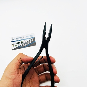 ORHA INTERNATIONAL Pince à extensions capillaires en acier inoxydable, outil professionnel pour l'installation et le retrait à usage commercial - Product Image 6