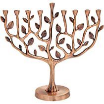 Rose Gold Metal <b>Freestanding</b> 5-Arms Candle Holder For Home And Birthday Decoration Trending Wholesale Customized Design - Product Image 5