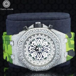 Reloj Charm_Jewells de Lujo en Acero Inoxidable, Caja de 40 mm, Cristal, Esfera Analógica Luminosa, Movimiento Mecánico Automático, Fecha, 10 Bar, para Hombre - Product Image 1