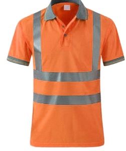 เสื้อโปโล Hi VIS โพลีเอสเตอร์สีเขียวสะท้อนแสงแขนสั้นสีเขียวปรับแต่งโลโก้ได้ตามต้องการ - Product Image 5