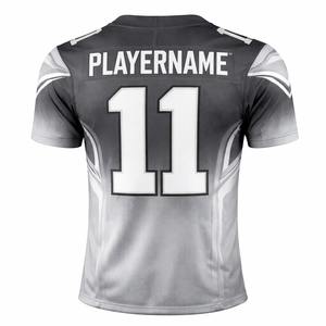 Nouveau modèle 2026 Maillot de football américain personnalisable Impression en gros Respirant 100% Polyester Maille Kits d'équipe d'été Service OEM - Product Image 4