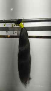 Extensiones de Cabello Humano Largo de la Mejor Calidad en Color Negro con Clip Casual, al Precio Más Bajo para Bodas y Fiestas - Product Image 2