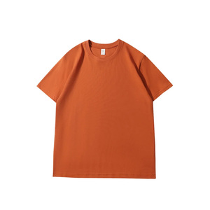 เสื้อยืดผู้ชายสีพื้น ผ้าฝ้าย แขนสั้น คอกลม ทรงปกติ สไตล์ลำลอง ผ้าถักเจอร์ซีย์ สีน้ำเงิน - Product Image 6