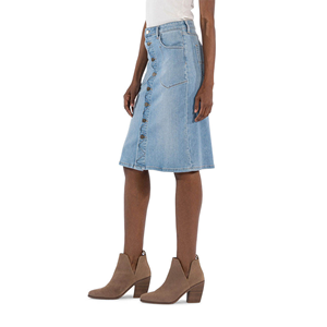 Women Asymmetric <b>Skirt</b> High Waist Ruffle Maxi Flowy Boho Casual Fashion - Product Image 4