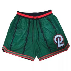 Concevez votre propre short de basket d'été avec poches zippées Short de basket-ball à la mode pour homme avec sublimation personnalisée - Product Image 4