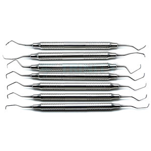 Juego de Curetas Gracey al por Mayor OEM, 7 Piezas, Juego de Curetas Gracey de Acero Inoxidable para Dentistas - Product Image 3