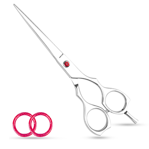 Ciseaux de coiffeur professionnels en acier inoxydable de 7 pouces de haute qualité, ciseaux de salon multicolores, tranchants - Product Image 1