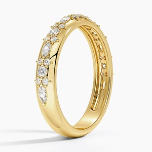 แหวนเพชรทรงลูกแพร์สั่งทำพิเศษ ทอง 14K 18K ประดับเพชรทรงเหลี่ยมมรกต แหวนเพชรคุณภาพสูง รับรองโดย IGI เพชร CVD ปลูกในห้องปฏิบัติการ แหวนหมั้นและแหวนแต่งงานสำหรับผู้หญิง - Product Image 3