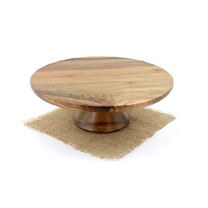Soporte de Madera Rústico para Pasteles, para Exhibir Cupcakes, Pasteles de Cumpleaños y Decoraciones para Fiestas - Product Image 1