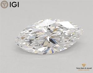 Diamante Cultivado en Laboratorio CVD de Corte Marquise de 0.50 Quilates, Color D, Claridad VVS1, con Certificado IGI, para Creación de Anillos Solitarios Personalizados - Product Image 1