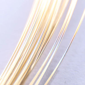 Alambre de Plata Francés de Alta Calidad de Proveedores Pakistaníes |   Canutillo de Plata Española Mate Personalizado con Dabka Dorado de Baja Contracción - Product Image 2