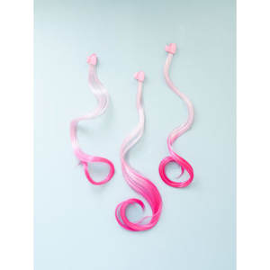 Juego de 3 herramientas de extensión de cabello con degradado rojo - Product Image 1