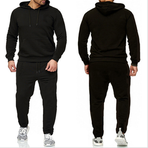 Ensemble de survêtement blanc à capuche pour homme, 2 pièces, sweat-shirt et pantalon de jogging, coupe classique, vêtements décontractés d'hiver - Product Image 5