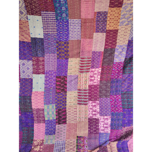 Couverture Kantha patchwork faite à la main, réversible, en coton, pour toutes les saisons, idéale pour la maison, l'hôtel, ou comme cadeau pour elle. - Product Image 3