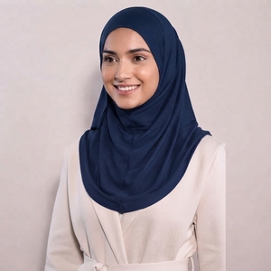 Premium Custom Satin Plain Hijab <b>Scarf</b> Silk Feel Head Wrap Shawl OEM ODM Textile Manufacturer India Export - Product Image 1