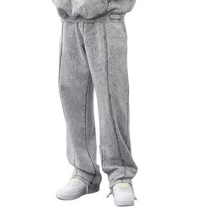 Chándales de Invierno para Hombre, Estilo Holgado, 100% Algodón, Lavado Ácido, Hombros Caídos, Personalizados, de Alta Calidad - Product Image 4