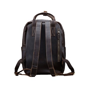 Sac à dos de voyage vintage pour homme, nouveau design, en cuir véritable, en vente à prix réduit - Product Image 3