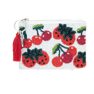 Lightweight Handmade Beaded Coin <b>Pouch</b> Small Zipper Purse Ethnic <b>Mini</b> Wallet for Women Budget Friendly - Product Image 6