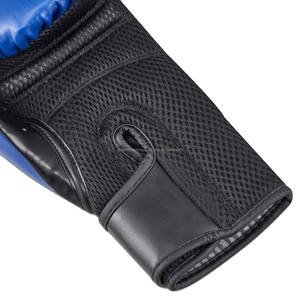 Guantes de boxeo tailandeses profesionales personalizados de primera calidad correa de muñeca ajustable que absorbe la humedad cuero de vaca genuino de alta calidad - Product Image 4