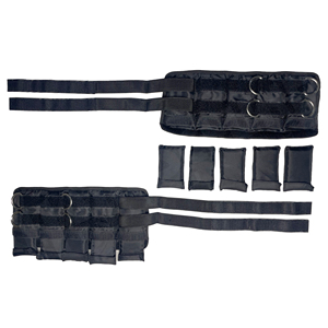 HANDSCHUHE INDUSTRIES Adjustable Ankle <b>Weights</b> Nylon Polyester Rectangle Unisex Strength <b>Training</b> Hook Loop Closure Breathable - Product Image 3