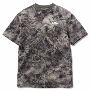T-shirt Homme 100% Coton Épais, Épaules Tombantes, Imprimé Camouflage Intégral, Coupe Oversize, Streetwear, Personnalisable avec Logo, OEM - Product Image 2