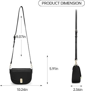 Crossbody Bag for Women Leather PurseWomen Handle Shoulder <b>Handbag</b> <b>Medium</b> Synthetic Leather for Daily Shopping - Product Image 1