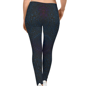 Ensemble de sport pour femmes grandes tailles, yoga et fitness, respirant, écologique, couleur contrastée, soutien-gorge de sport, leggings, coupe ajustée pour l'extérieur - Product Image 5