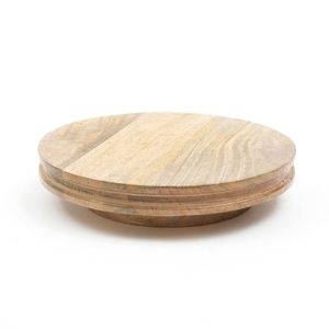 Hot Arrival Wooden Lazy Susan <b>Turntable</b> for Dining <b>Table</b> Large Round Lazy Susan Organizer For Kitchen Countertop Tabletop - Product Image 2