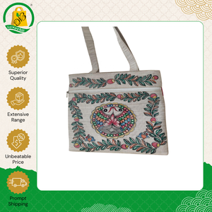 Nueva Llegada de Bolsas de Yute Ecológicas de Alta Calidad con Estampado Completo y Asa Doble para Llevar al Hombro - Product Image 4