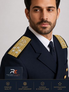 Epaulettes Uniformes para Hombros Fabricados con Materiales de Calidad para Aplicaciones de Vestimenta Profesional y Formal - Product Image 2