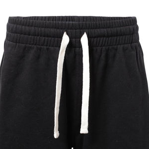 Pantalones cortos casuales 100% algodón con corte relajado y cintura con cordón para hombre - Product Image 1