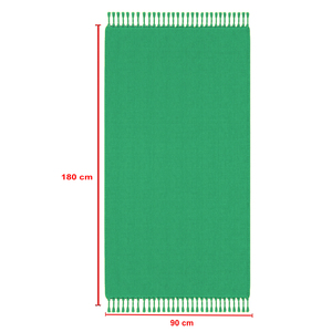 Toalla de Playa Fouta 100% Algodón, Super Absorbente, de Secado Rápido, Toalla Turca para Uso en la Playa, 100% OEM, Color Sólido - Product Image 6