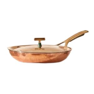 Sartén de Cobre Martillado a Mano con Mango de Aluminio - Olla Profesional con Revestimiento de Estaño para Cocina y Restaurante, Venta al por Mayor - Product Image 2