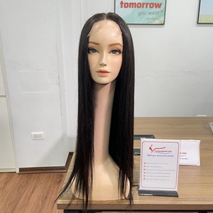 MEILLEUR VENDEUR Perruque noire naturelle et lisse en os Extensions de cheveux de Thanh An No Tangle No Dedding 100% Virgin Hair - Product Image 1