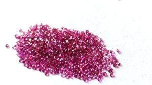 Vente en gros usine de grenat rhodolite naturel, pierres précieuses rondes à facettes de 1,5 mm, 2 mm, 3 mm, qualité AAA, rose framboise, lot de pierres en vrac - Product Image 3