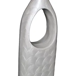 Jarrón de flores de hierro negro mate de alta gama para la decoración de la sala de estar de un apartamento de lujo, jarrón de flores Zahid Exports - Product Image 2