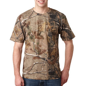 Camisas de caza personalizadas de algodón de alta calidad para hombre, con estampado de camuflaje de la selva Real Tree, para caza, senderismo y bosque. - Product Image 6