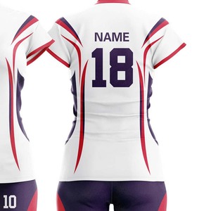 ชุดยูนิฟอร์มวอลเลย์บอลใหม่สำหรับผู้หญิง ชุดทีมแบบเต็มตัวสั่งทำได้ เสื้อวอลเลย์บอลผู้ชาย ชุดแข่งขันกีฬา ชุดฝึกซ้อม - Product Image 6