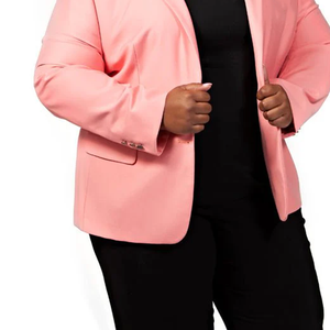 Greek Letter Premium Logo Unisex Business <b>Blazer</b> Formal Suit Regular Fit Zipper Plus Size Trousers <b>Set</b> Office Wear School Gear - Product Image 4