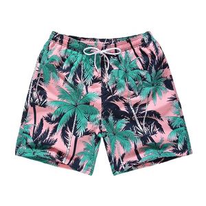 Shorts de bain style streetwear en gros, impression sublimée personnalisée, 100% polyester respirant, séchage rapide, pour hommes et femmes, prix abordable - Product Image 3