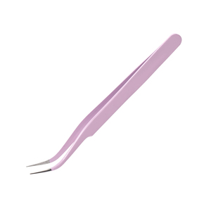 Premium Quality Eyelash Tweezers Curved Pointed Tip <b>Lash</b> Tweezers - Product Image 3