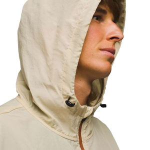Custom <b>Vintage</b> Color Block Half Zip Anorak Jacket Lightweight Waterproof <b>Windbreaker</b> Outdoor Hooded Pullover Streetwear Men Coat - Product Image 3