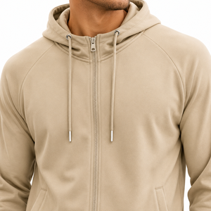 Custom Unisex Full <b>Zip</b> <b>Hooded</b> Tracksuit Premium Cotton Blend Jogger Set Casual Sportswear OEM ODM Manufacturer - Product Image 4