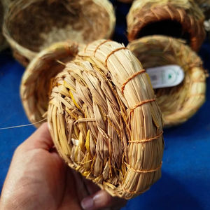 Jaula de Bambú Tejida a Mano, Ecológica, Transpirable y de Alta Calidad, para Decoración de Jardín, Apta para Todas las Estaciones, para Pájaros - Product Image 1