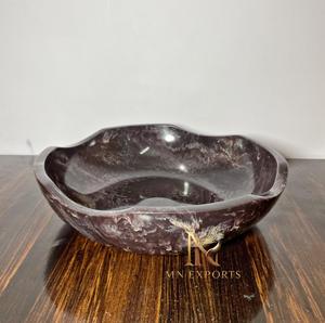 Bol en résine écologique poli à la main, 0,6 kg, design classique, MN EXPORTS, Uttar Pradesh, pour servir la nourriture lors de mariages, idéal pour offrir en cadeau - Product Image 1
