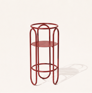 Modern Red Metal Plant Stand Indoor Outdoor Multi-Tiered Flower <b>Pot</b> <b>Holder</b> Iron Rack for Home Garden Balcony Living Room - Product Image 2